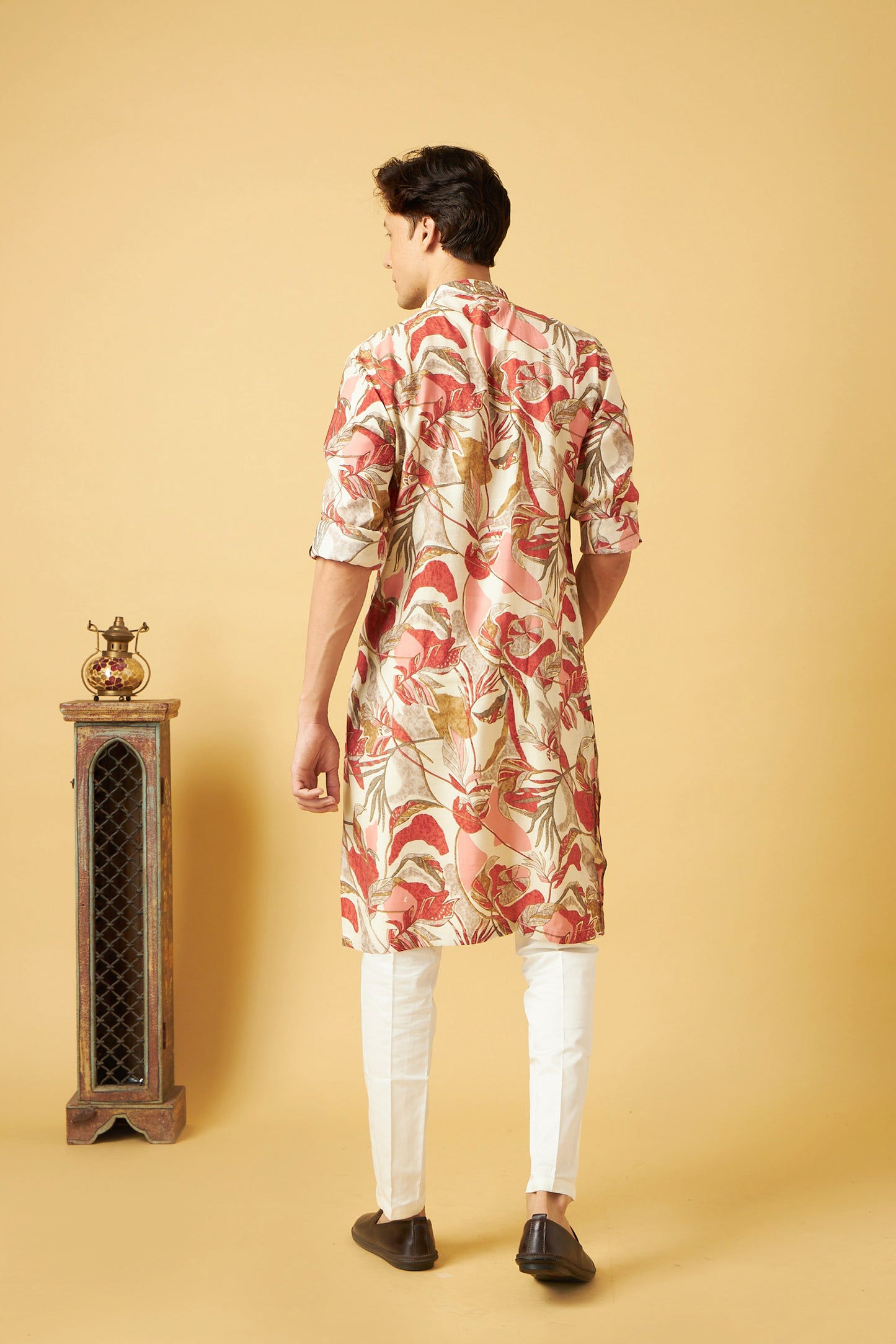 Floral Print Kurta for men