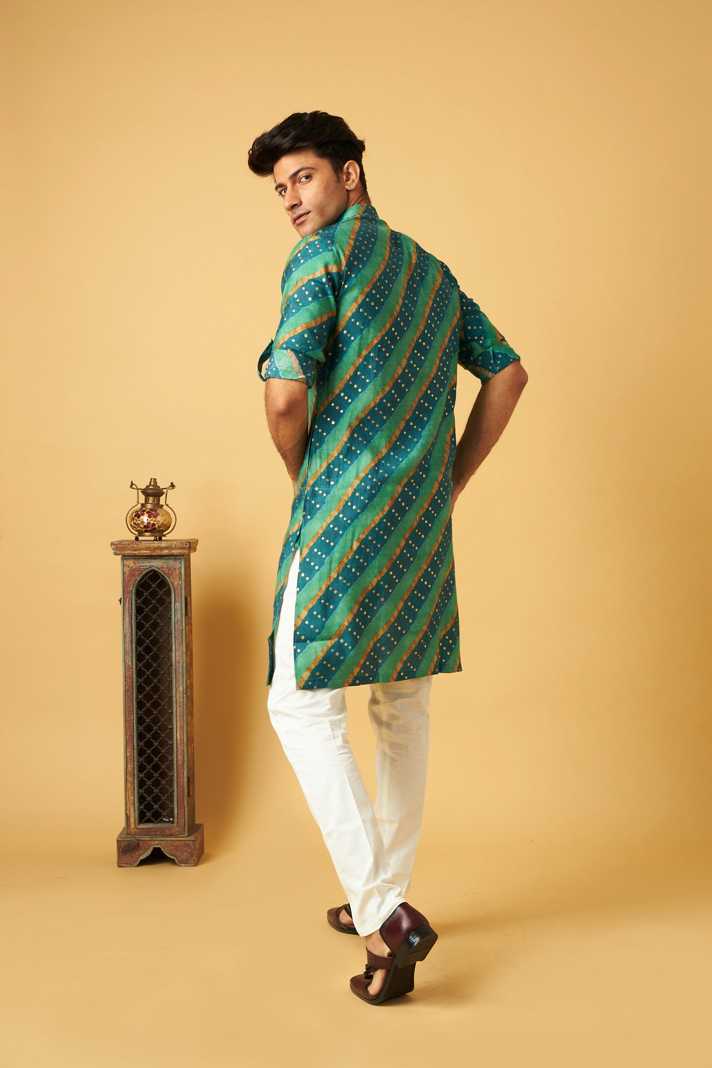 Green strap Kurta