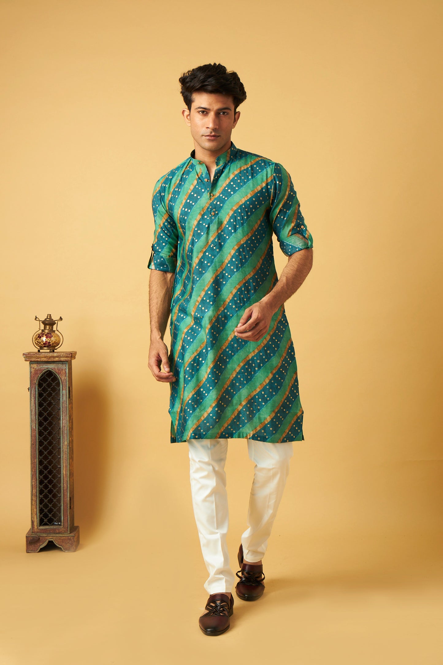 Green strap Kurta