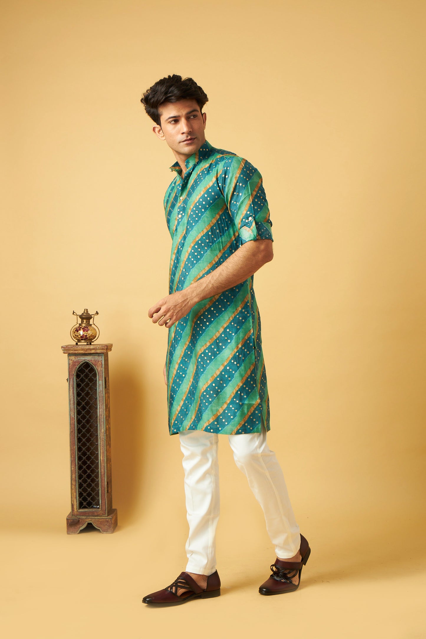Green strap Kurta