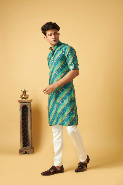 Green strap Kurta