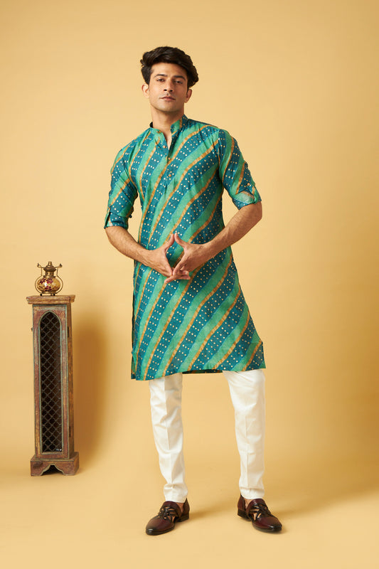 Green strap Kurta