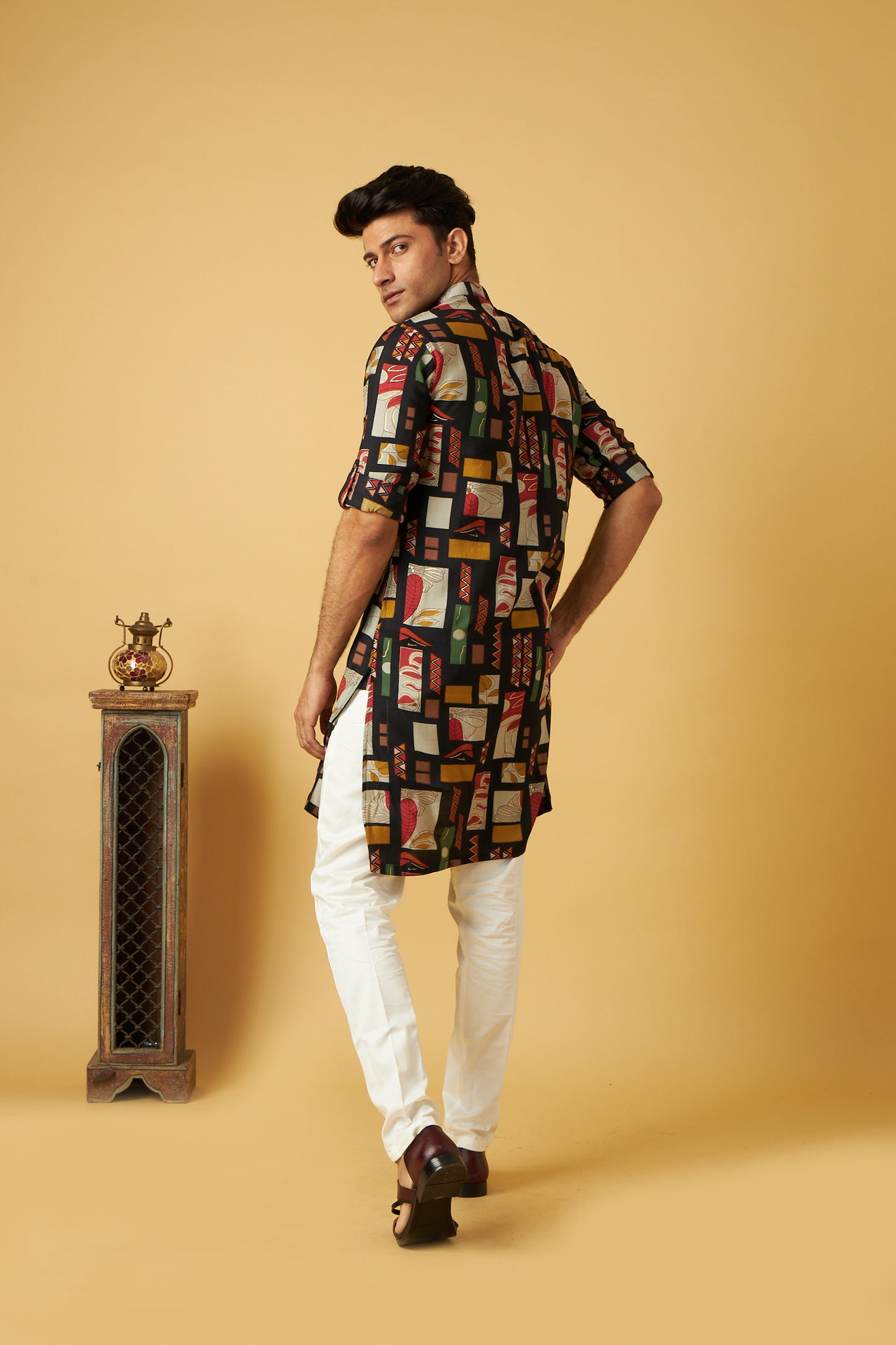Black Designer Kurta For Men