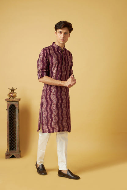 Purple Stylish Kurta